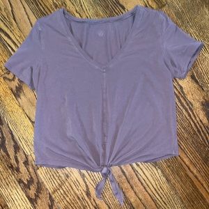 Lululemon Purple Top with Tie